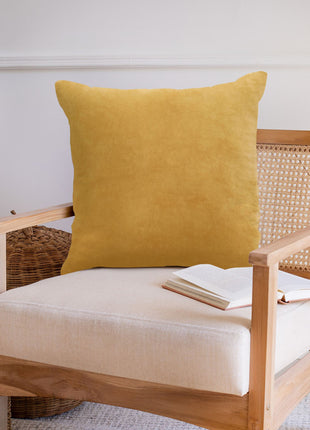 20" Yellow Throw Pillow