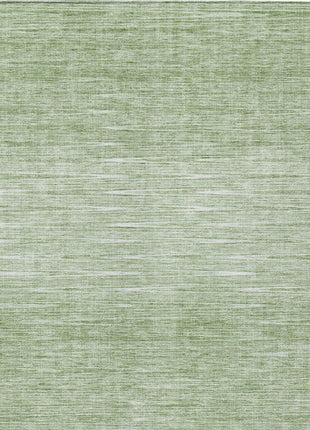 5' X 8' Artichoke Green And Green Abstract Washable Indoor Outdoor Area Rug
