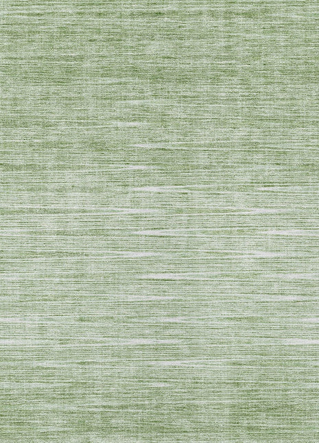 5' X 8' Artichoke Green And Green Abstract Washable Indoor Outdoor Area Rug