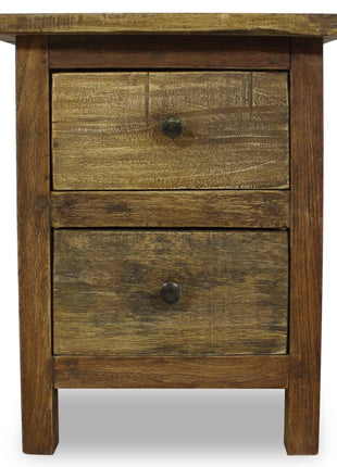 vidaXL Nightstand Solid Reclaimed Wood 15.7"x11.8"x20.1"