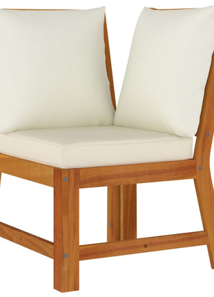vidaXL 6 Piece Patio Dining Set with Cushions Solid Wood Acacia