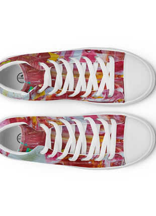 Gianneli Colours Handmade Women’s High Top Canvas Shoes