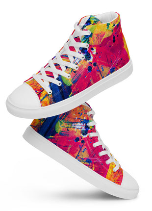 Gianneli Colours Handmade Women’s High Top Canvas Shoes