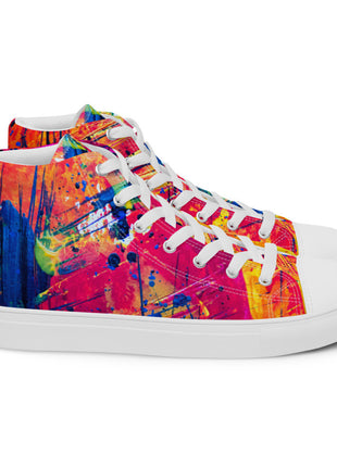 Gianneli Colours Handmade Women’s High Top Canvas Shoes