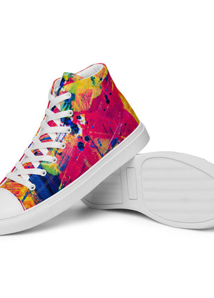 Gianneli Colours Handmade Women’s High Top Canvas Shoes