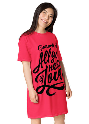 LOVE T-shirt Dress by Gianneli
