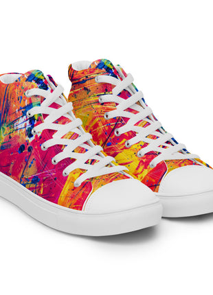 Gianneli Colours Handmade Women’s High Top Canvas Shoes
