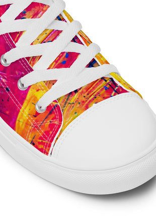 Gianneli Colours Handmade Women’s High Top Canvas Shoes