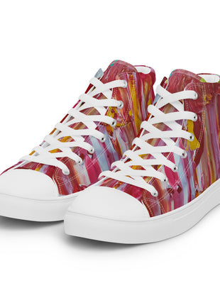 Gianneli Colours Handmade Women’s High Top Canvas Shoes