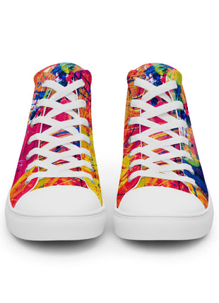 Gianneli Colours Handmade Women’s High Top Canvas Shoes