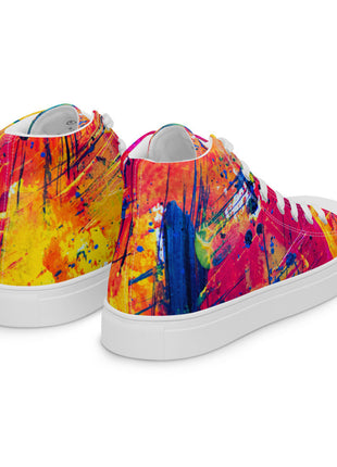 Gianneli Colours Handmade Women’s High Top Canvas Shoes