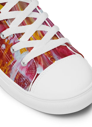Gianneli Colours Handmade Women’s High Top Canvas Shoes