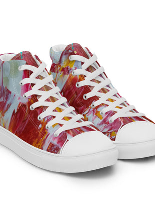 Gianneli Colours Handmade Women’s High Top Canvas Shoes