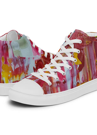 Gianneli Colours Handmade Women’s High Top Canvas Shoes