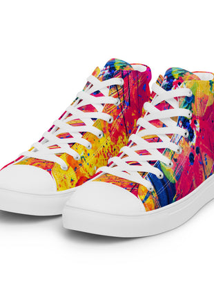 Gianneli Colours Handmade Women’s High Top Canvas Shoes