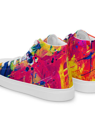 Gianneli Colours Handmade Women’s High Top Canvas Shoes