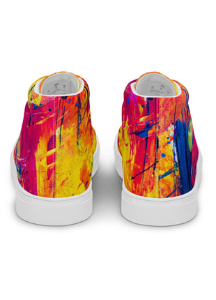 Gianneli Colours Handmade Women’s High Top Canvas Shoes
