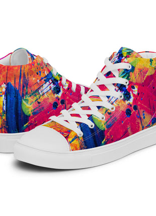 Gianneli Colours Handmade Women’s High Top Canvas Shoes